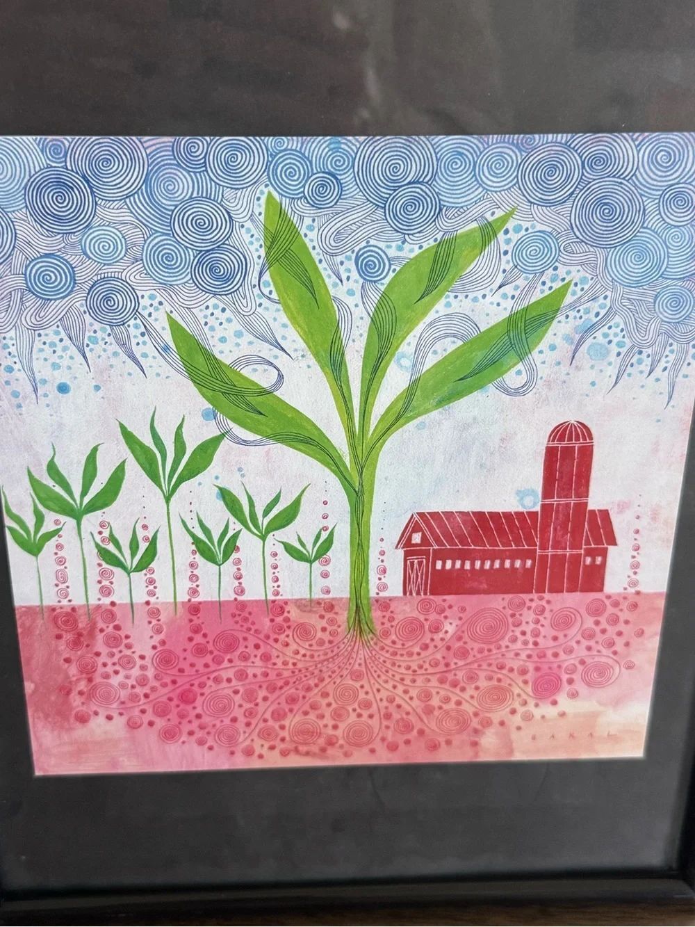 Colorful Farm Framed Farmhouse Wall Art